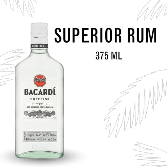 Bacardi Superior Puerto Rican Rum 375 Ml