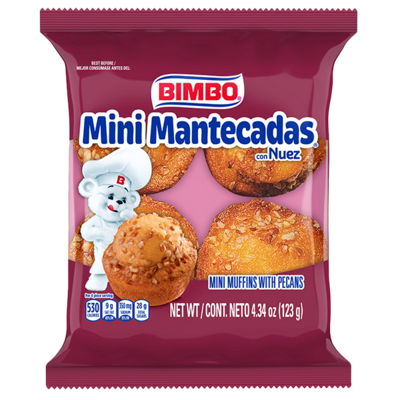 Bimbo Pecan Mini Muffins