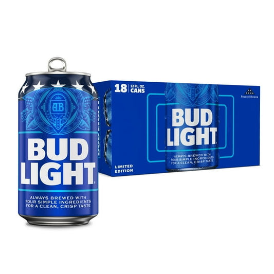 Bud Light, 18 Pack, 12 oz, Can