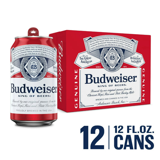 Budweiser, 12-Pack, 12 OZ, CAN