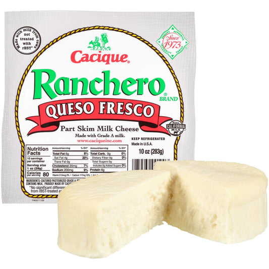 Cacique:part Skim Milk Cheese, Ranchero Queso Fresco