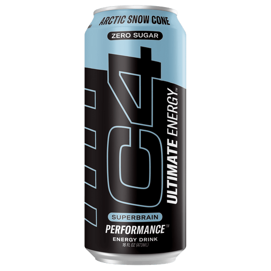C 4 Ultimate Energy Zero Sugar 16oz Arctic Snow Cone