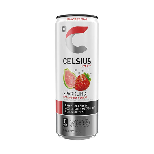 Celsius Strawberry Guava 12 Oz Can