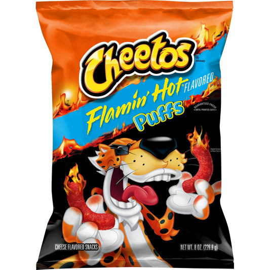 cheetos flamin puffs