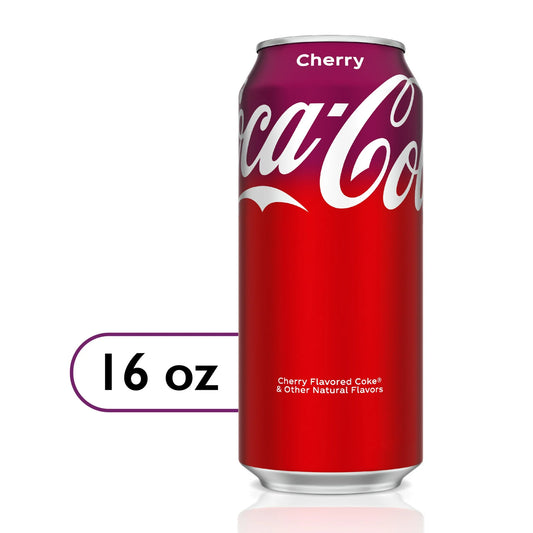 Cherry Coke Can 16oz