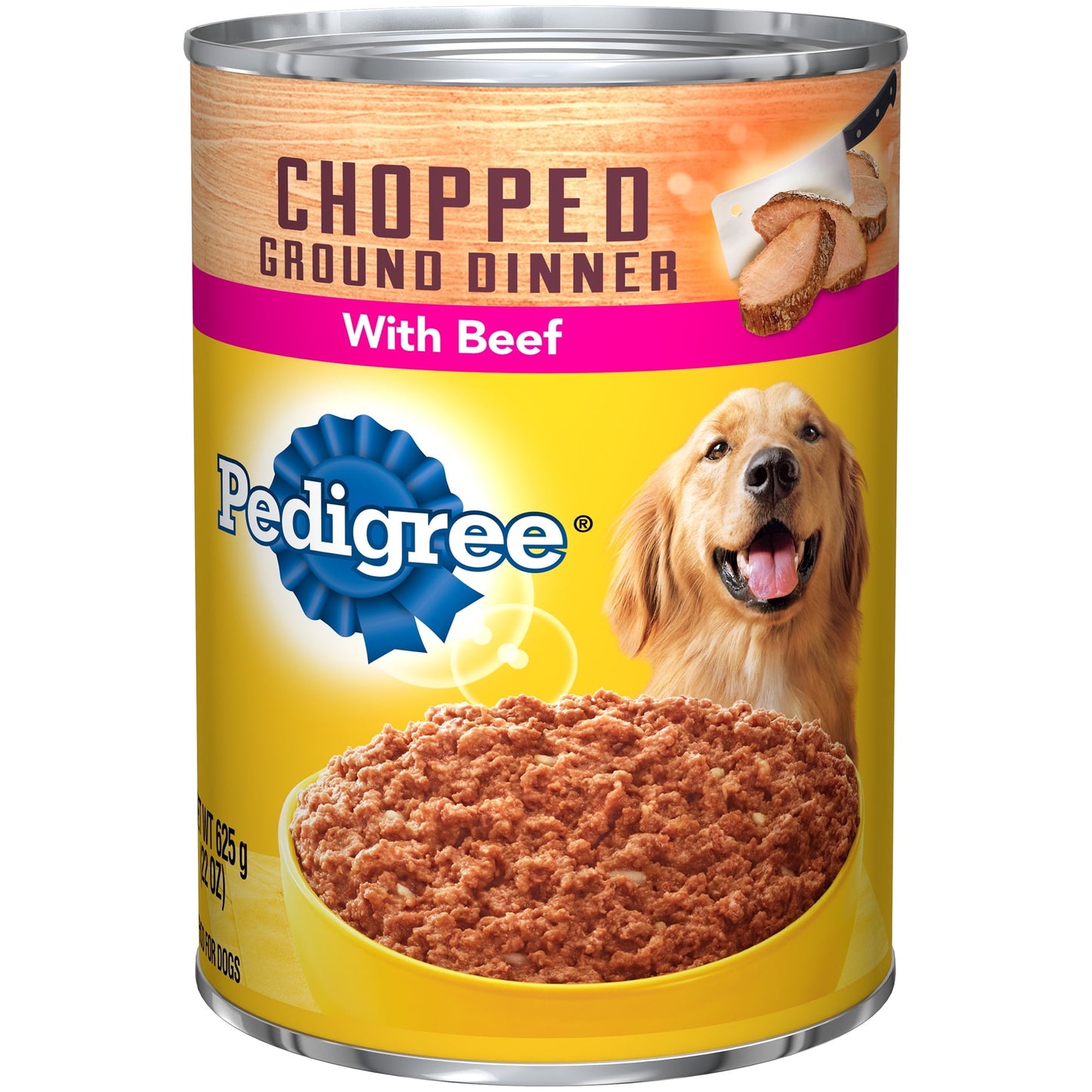 Pedigree Meaty Ground Dinner w/Chopped Beef 22oz