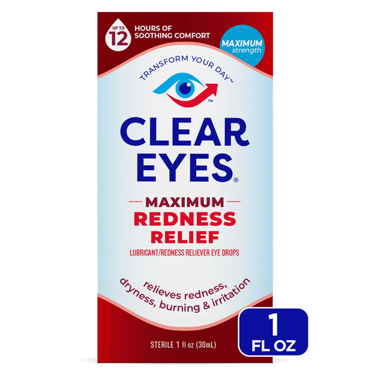 Clear Eyes Lubricant Redness Reliever Eye Drops