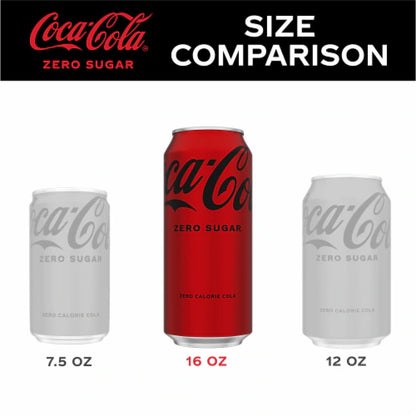 Coca-cola Zero:cola 16oz