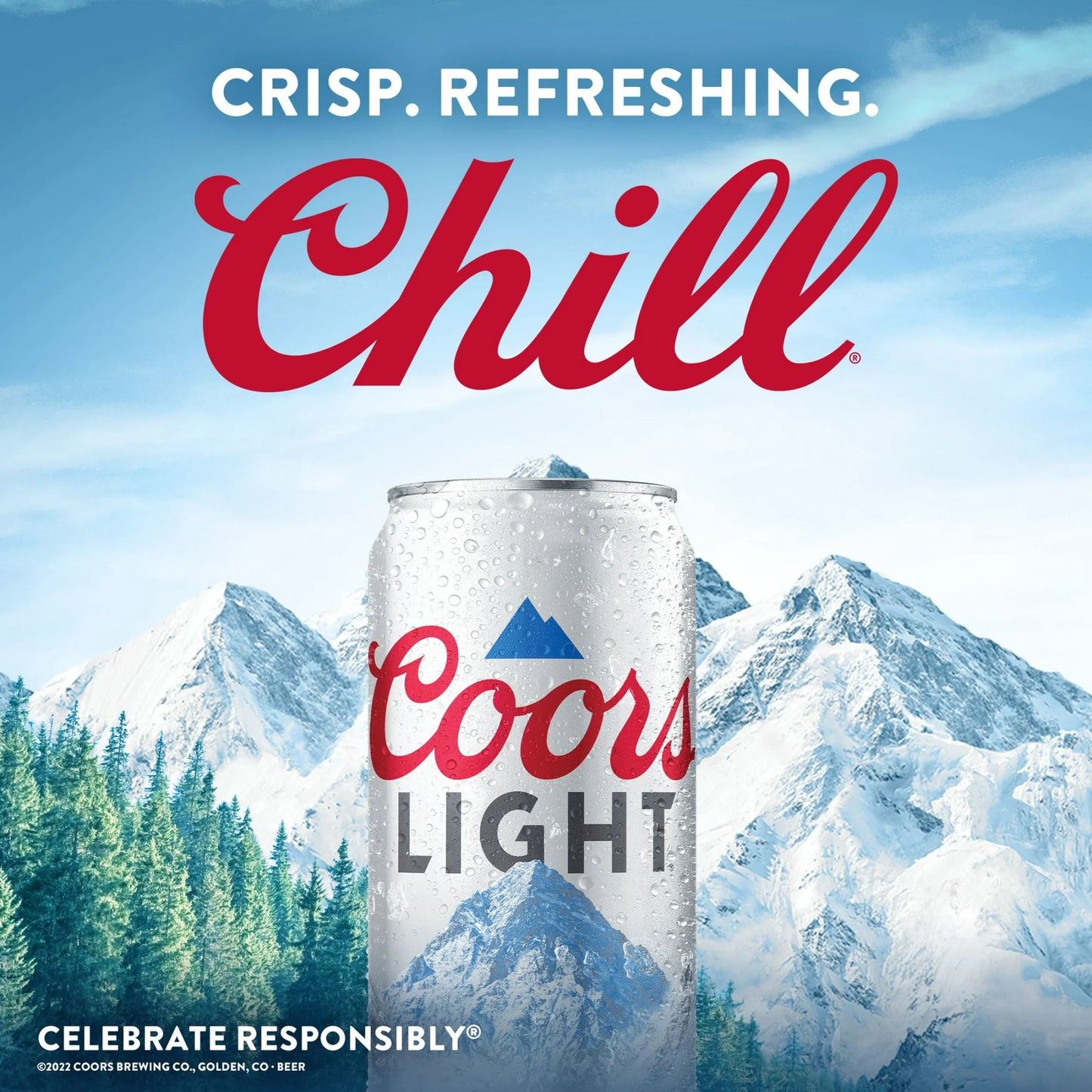 Coors Light, 12 Pack, 12 Oz, Can