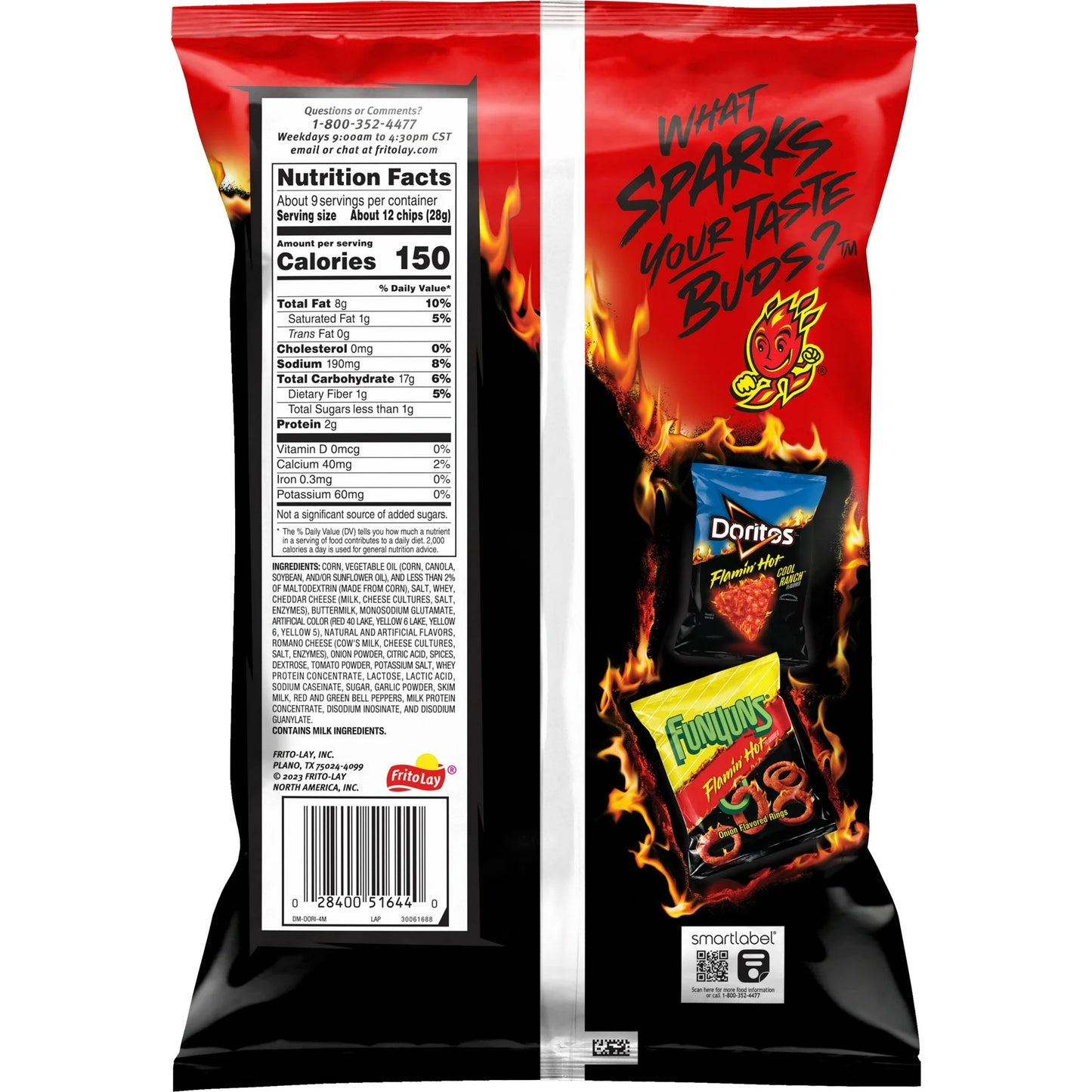 doritos falming hot