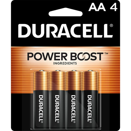 Duracell Coppertop:Four Pack-AA