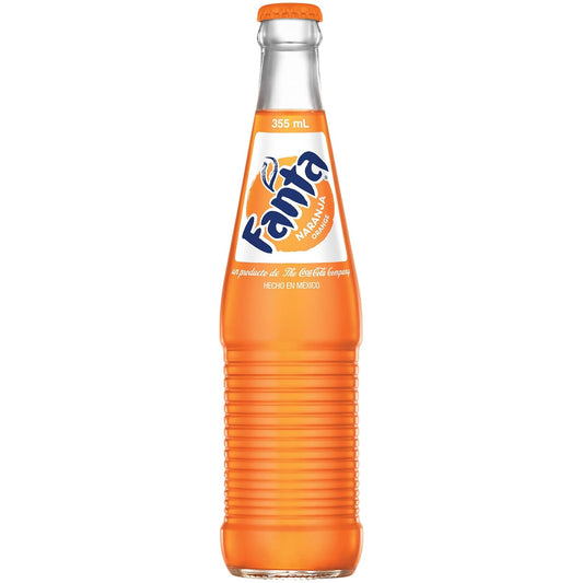 Fanta Orange Glass Bottle