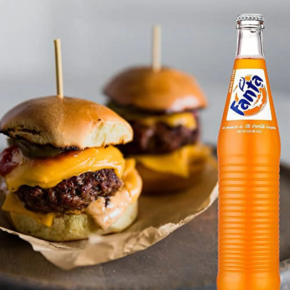 Fanta Orange Glass Bottle