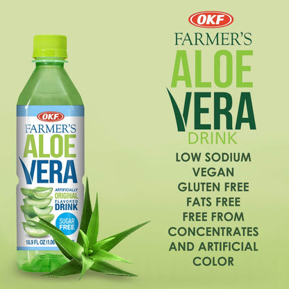 Farmer\'s Aloe Vera Drink 16.9 Oz Original Flavor