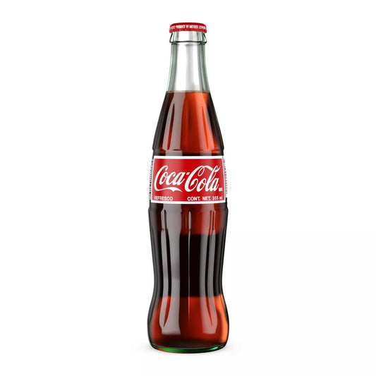 Coca Cola Mexican Glass Bottle 12  oz
