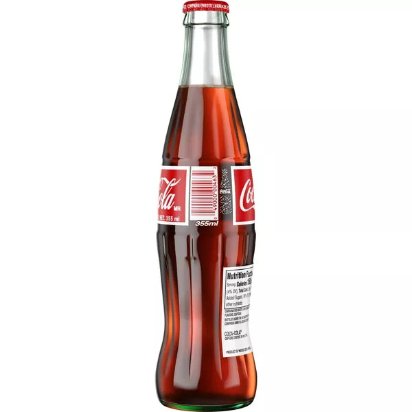 Coca Cola Mexican Glass Bottle 12  oz