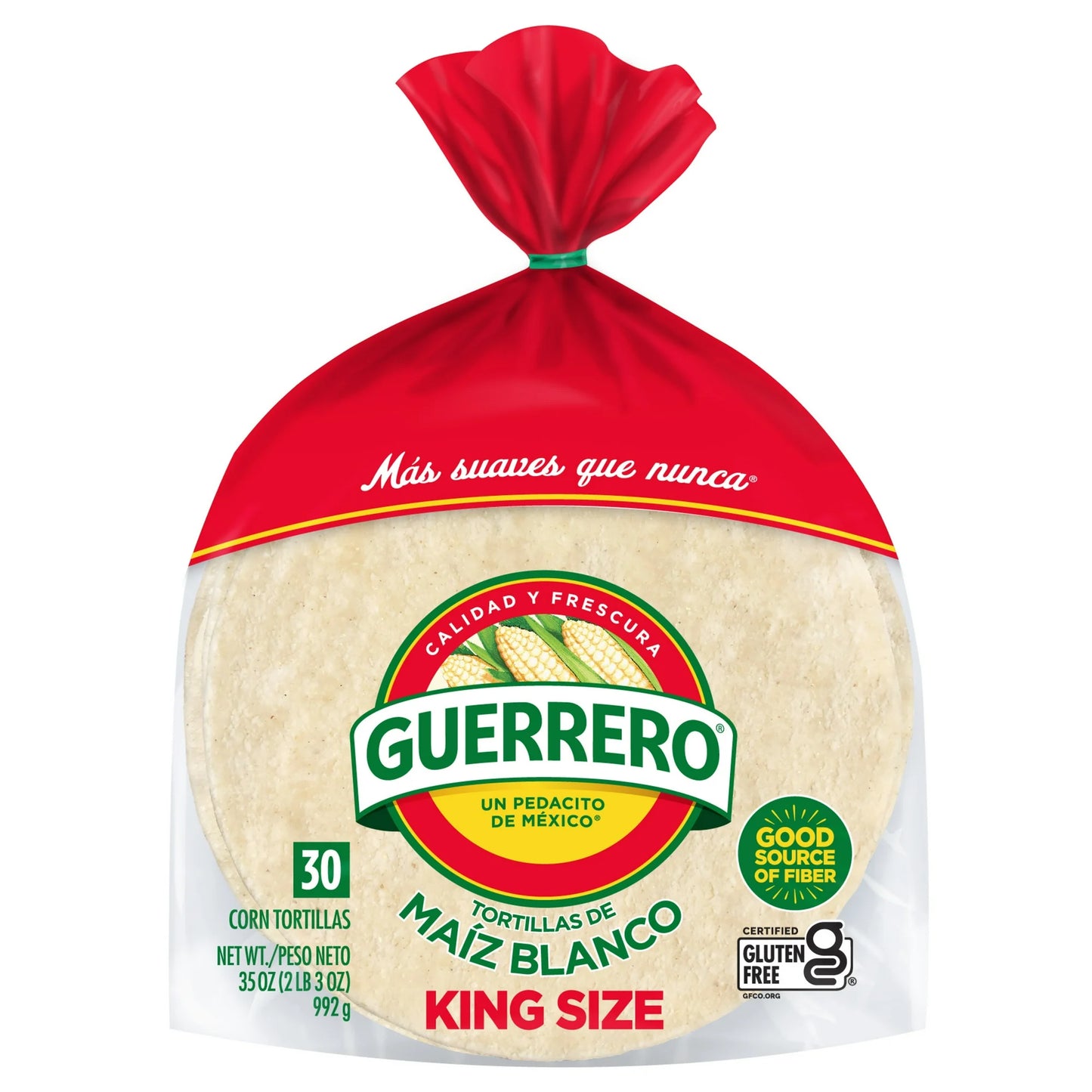 Guerrero:Corn De Maiz Blanco 30 Ct