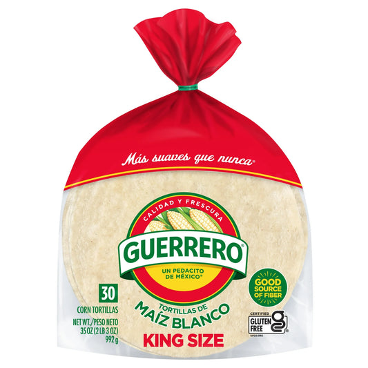 Guerrero:Corn De Maiz Blanco 30 Ct