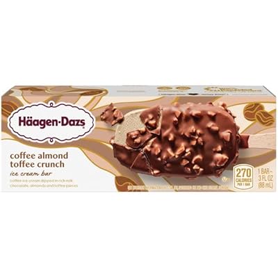 Haagen-dazs:ice Cream Bar, Coffee & Almond Crunch