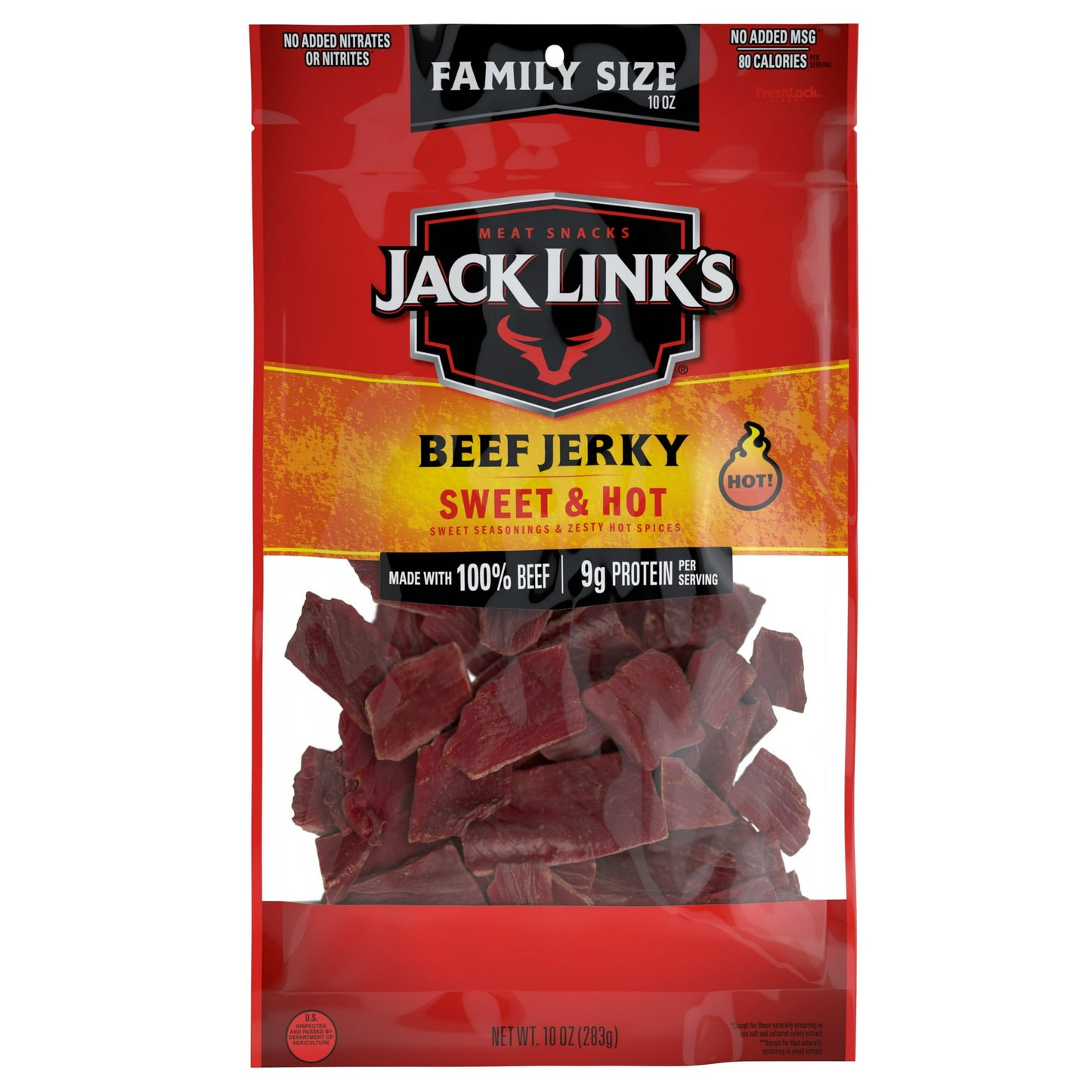 jack link\'s meat snack sweet hot