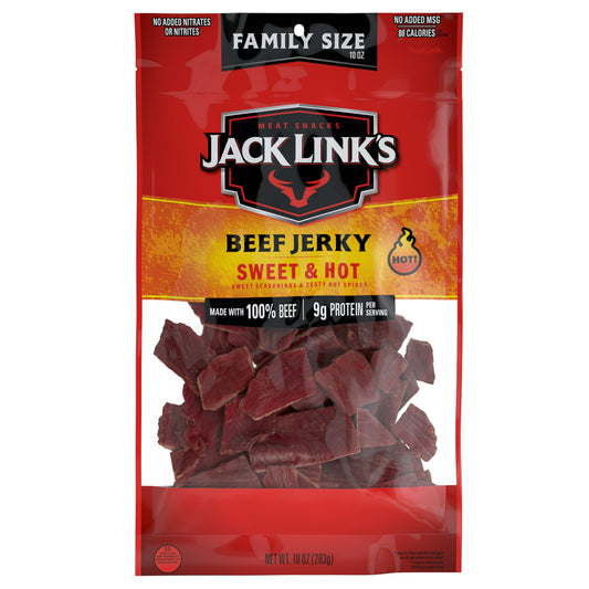 jack link\'s meat snack sweet hot
