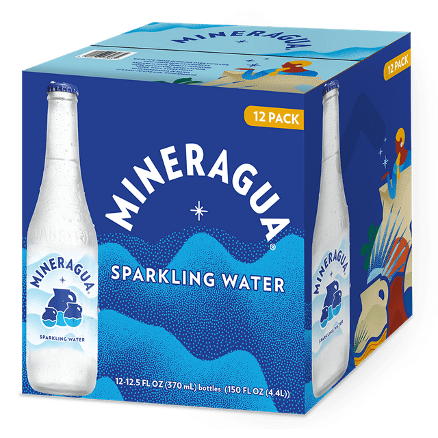 Mineragua:club Soda, 12.5oz, Glass Bottle