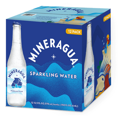 Mineragua:club Soda, 12.5oz, Glass Bottle