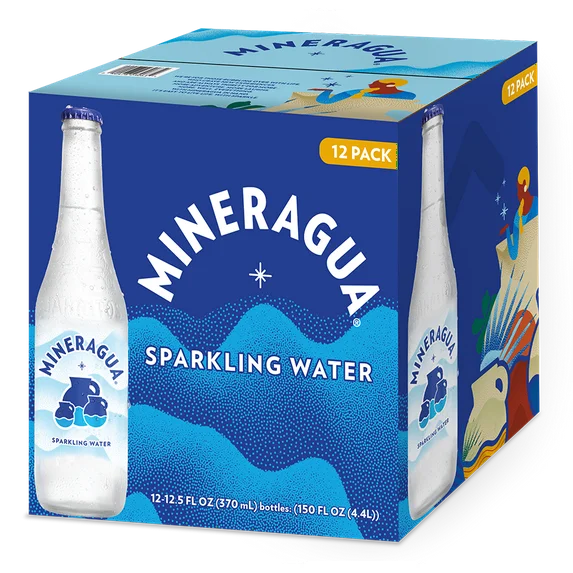 Mineragua:club Soda, 12.5 oz, Glass Bottle