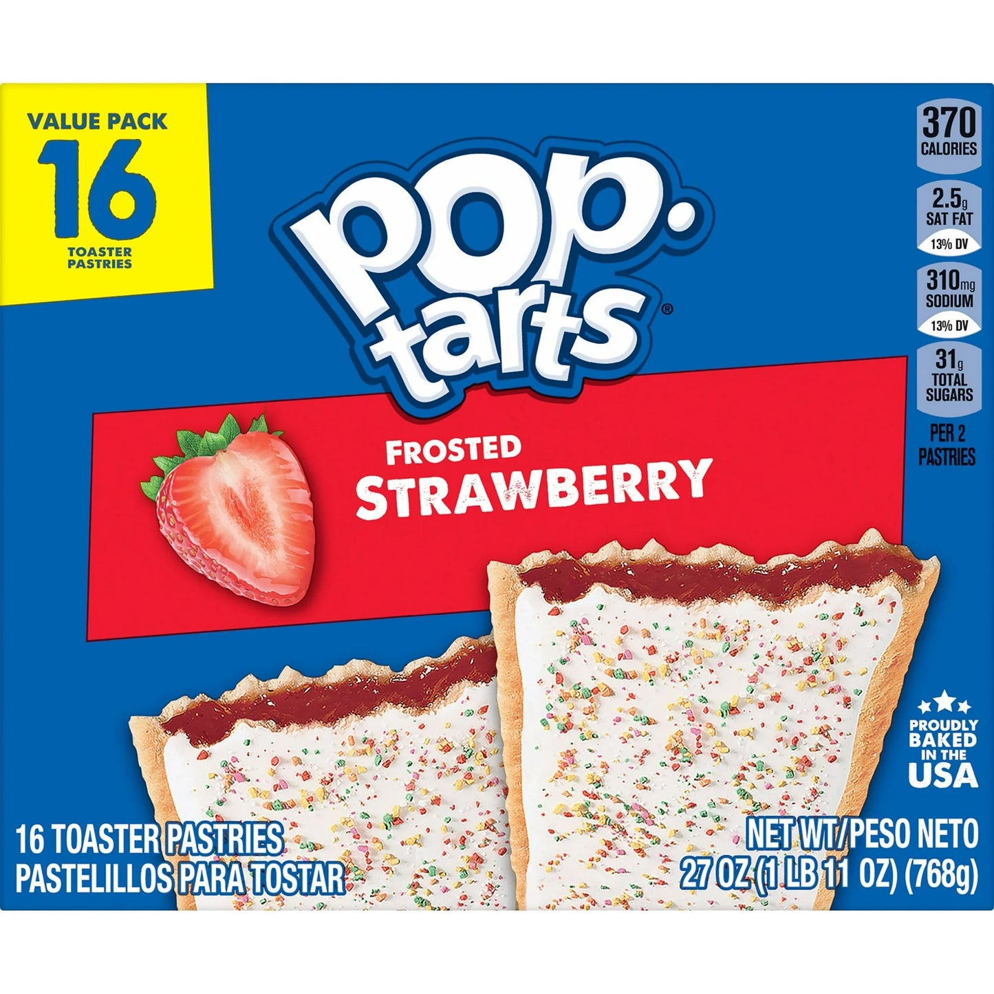 Kellogg\'s Pop Tarts Frosted Strawberry