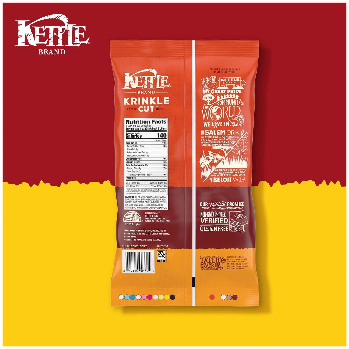 Kettle Habanero Lime 5oz Bag