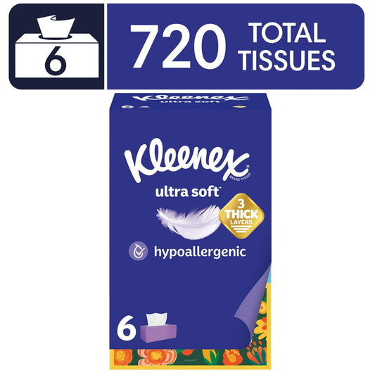 Kleenex Ultra Soft 85 3ply Tissues