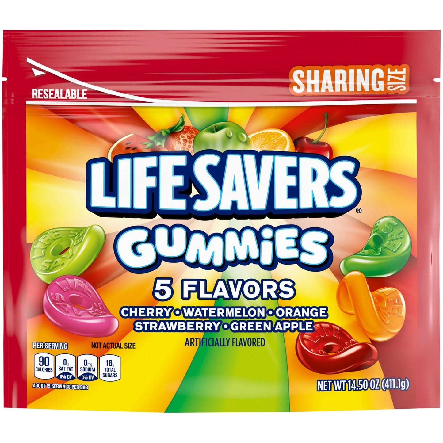 Life Savers / Gummies:5 Flavors