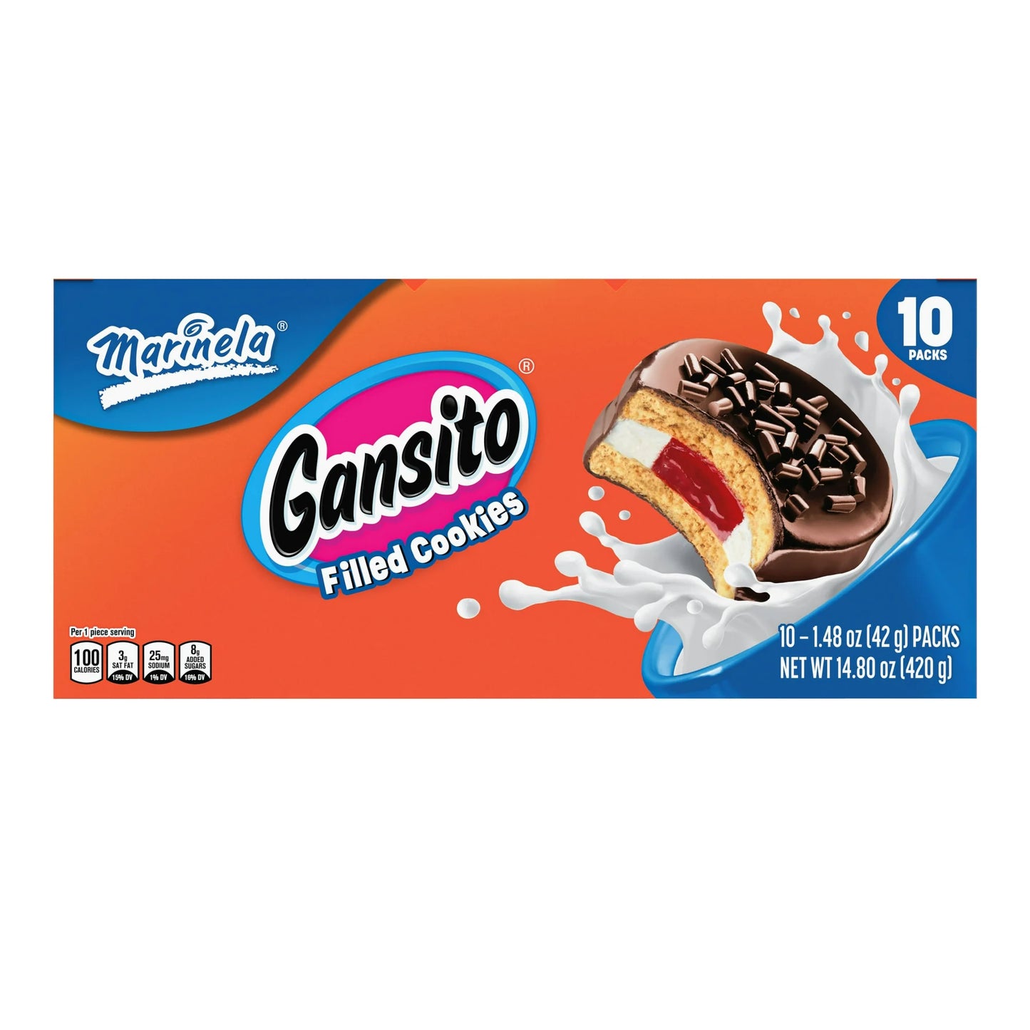 Marinela Gansito Filled