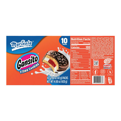 Marinela Gansito Filled