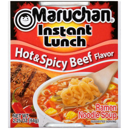 Maruchan Instant Lunch:hot & Spicy Beef