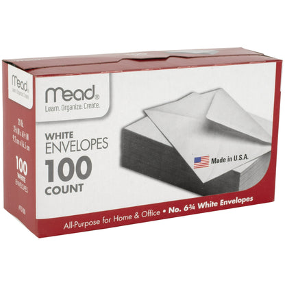 Mead White Envelopes No. 10
