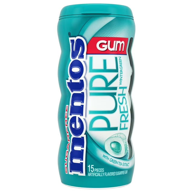 Mentos Wintergreen Sugarfree Gum