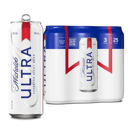 Michelob Ultra 3pack, 25oz, Can