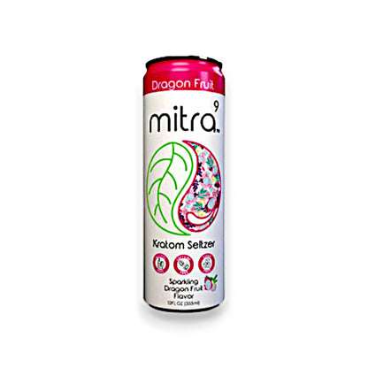 Mitra Kratom Seltzer Dragon Fruit, 12 oz
