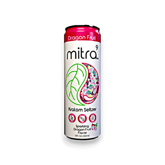 Mitra Kratom Seltzer Dragon Fruit, 12oz