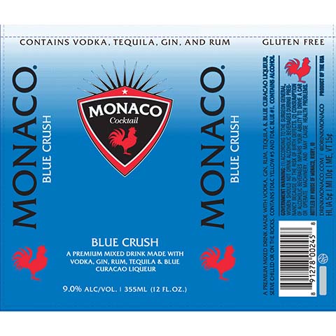 Monaco Blue Crush 12fl oz