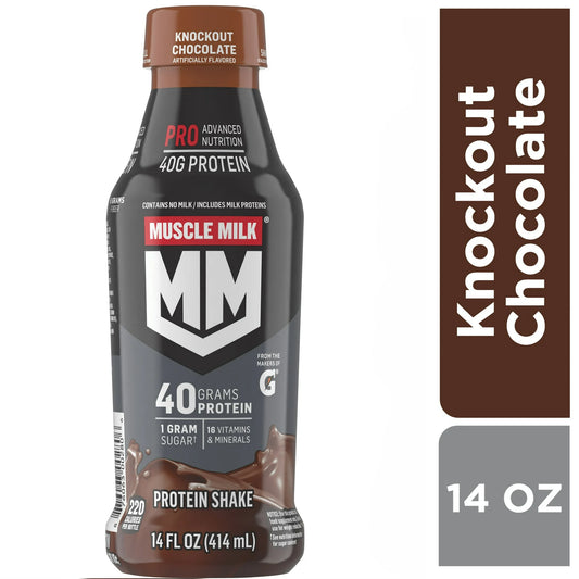 Muscle Milk 40 Knockout Chocolate 14oz