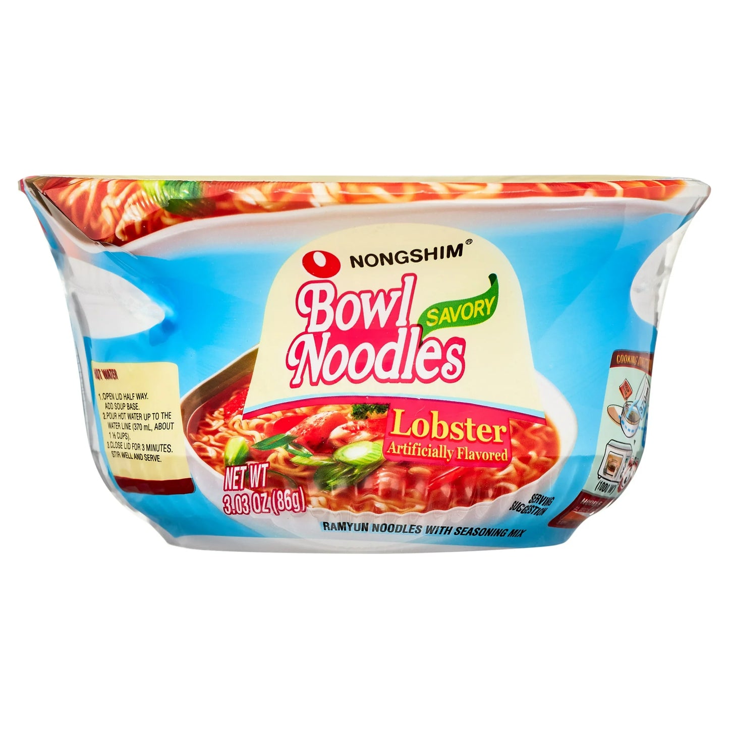 Nong Shim:bowl Noodle Soup, Spicy Lobster Flavor