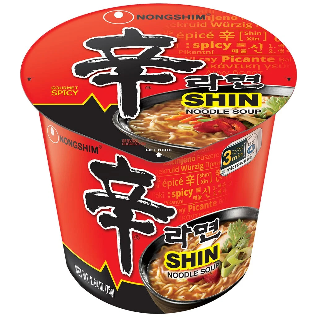 Nong Shim:noodle Soup, Shin Bowl, Gourmet Spicy