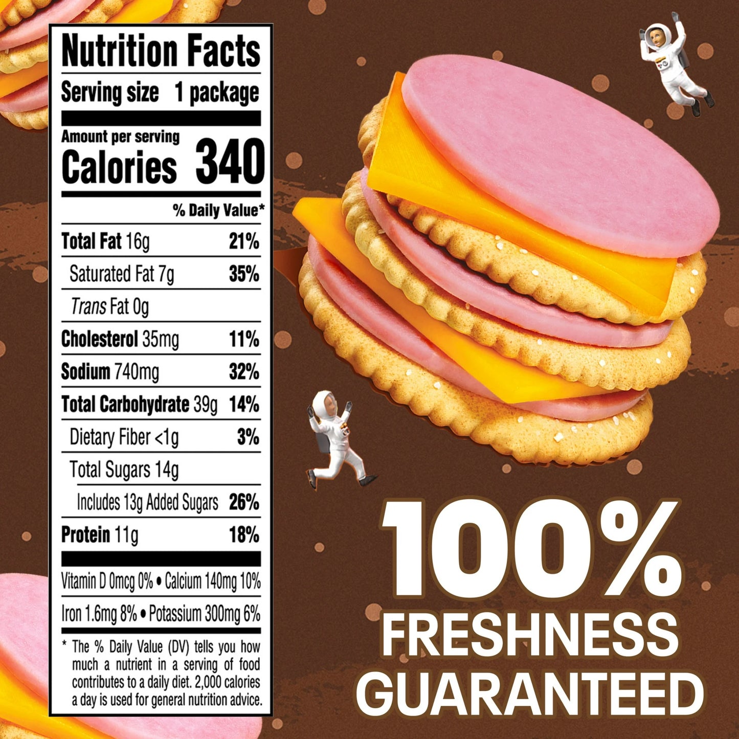 Oscar Mayer Lunchables:Ham & Cheddar-cc044700024584