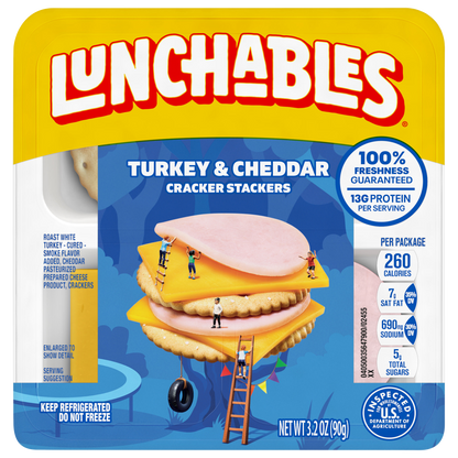 Oscar Mayer Lunchables:Turkey & Cheddar Cheese