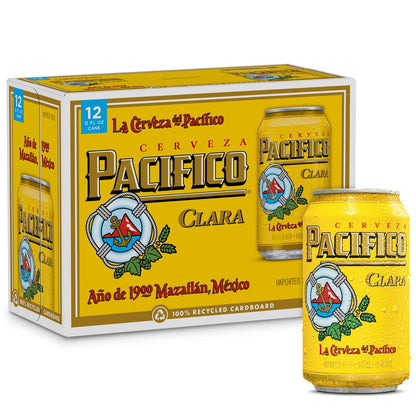 Pacifico Clara, 12 Pack, 12 Oz, Can