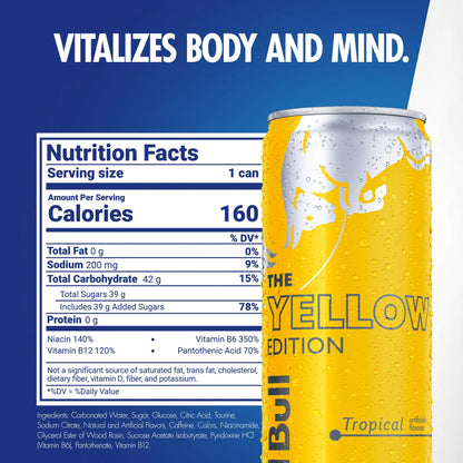 Red Bull Yellow Edition - Tropical