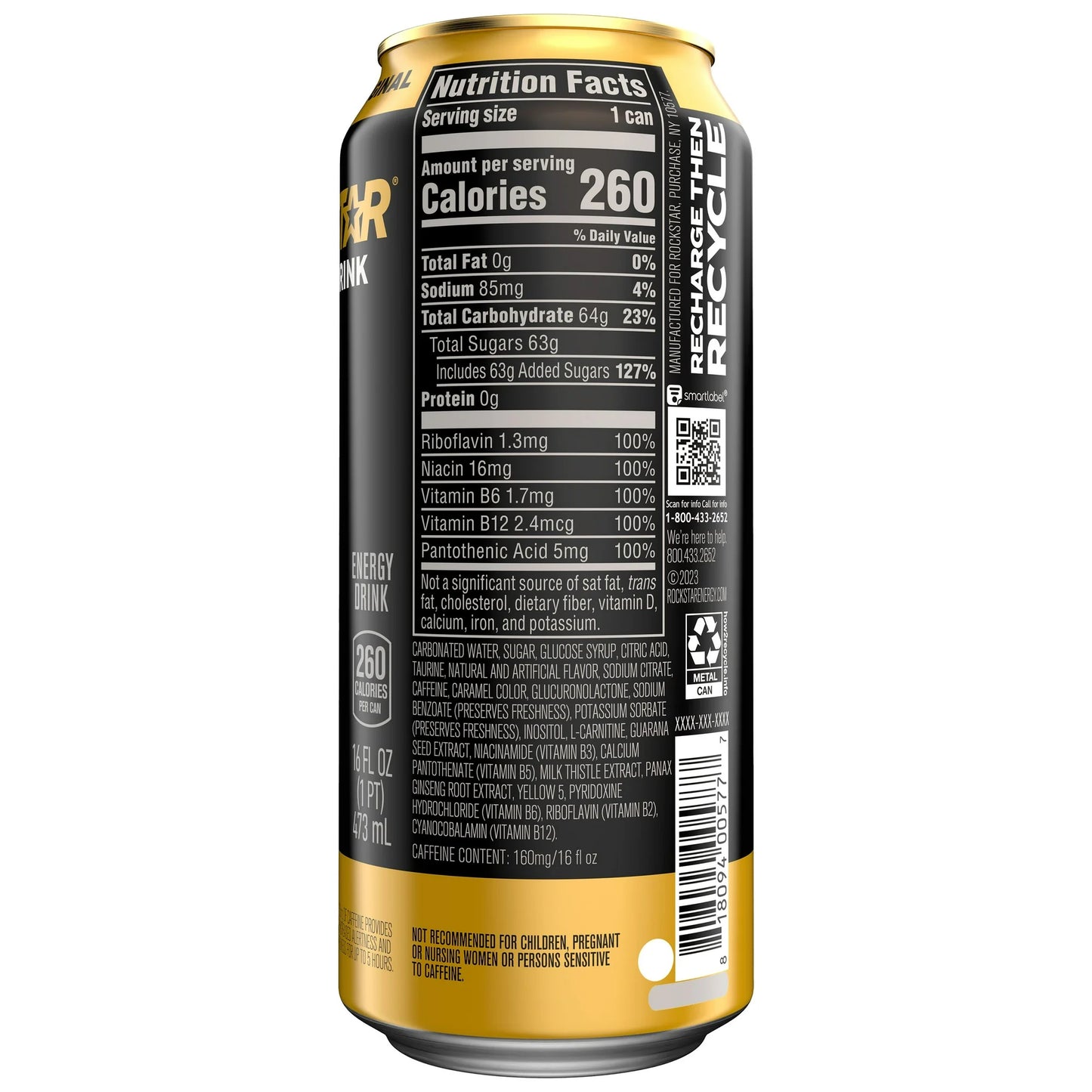 Rockstar Energy 16 Oz Can