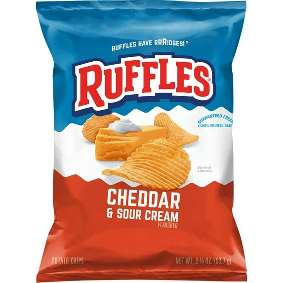 Ruffles Cheddar&sour Cream